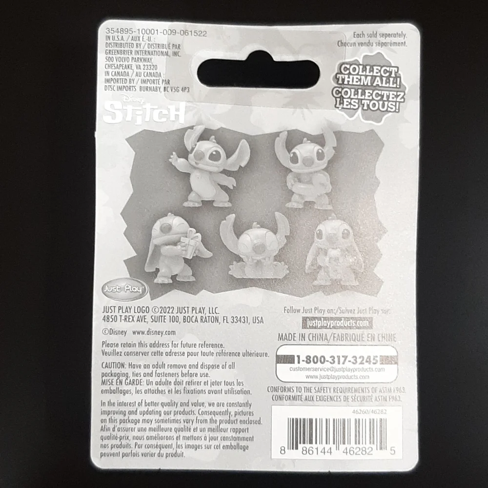 Stitch Disney Mini Figure 1.5-inches Toy Cake Topper Figurine Lilo + Stitch